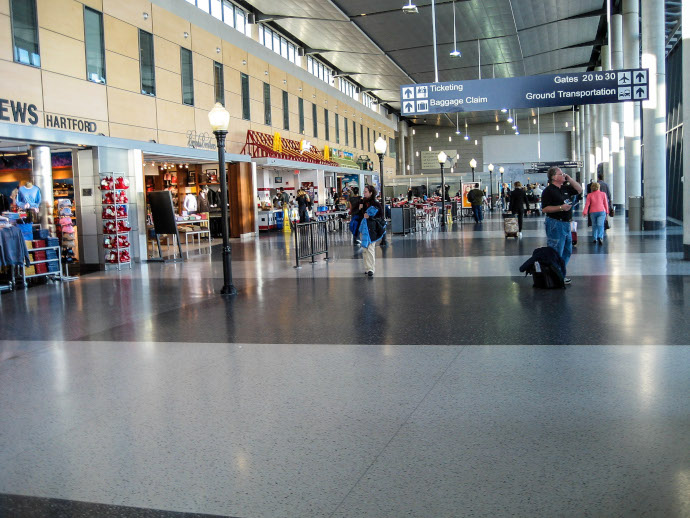 Bradley Airport consists of a single terminal.